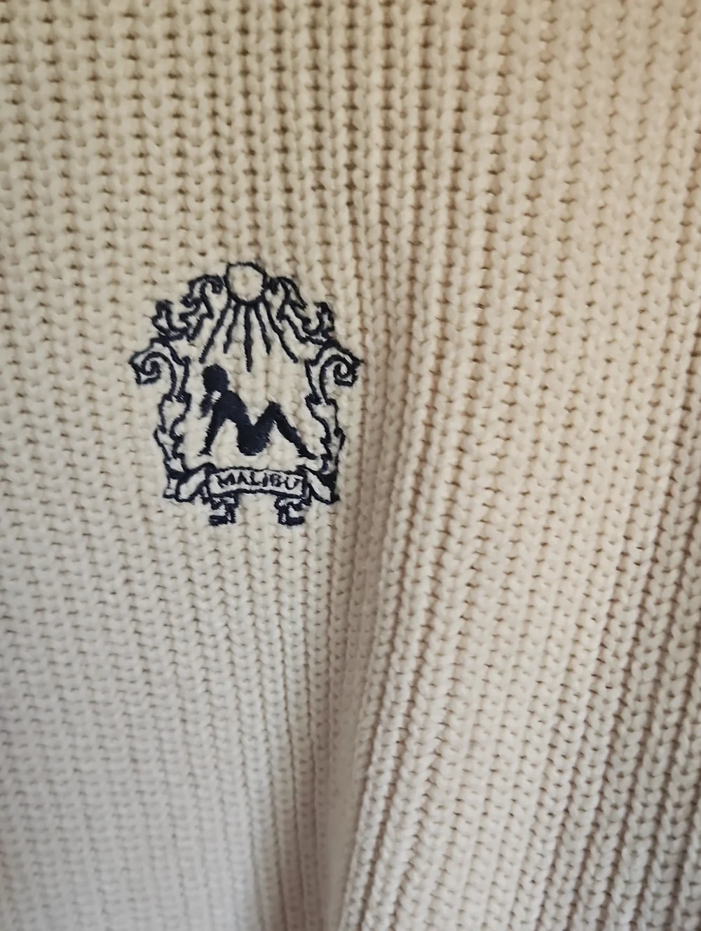 Reformation Ribbed Logi  Winnie Sweater